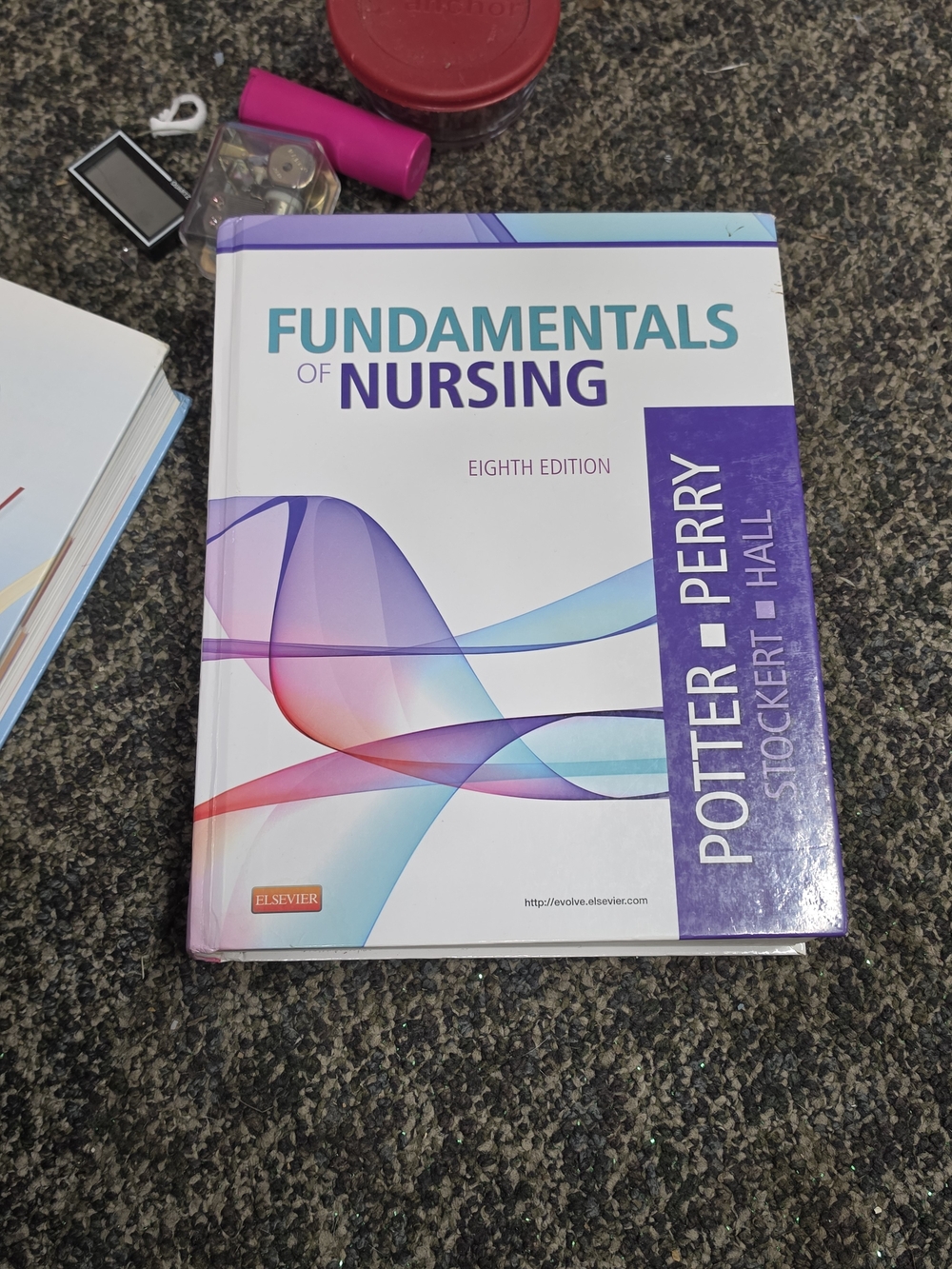 Fundamentals of Nursing Textbook - Purple/White Cover